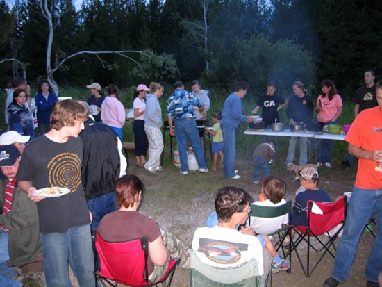 2006 family reunion in Yellowstone National Park